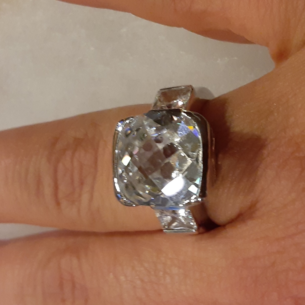 Sterling Silver CZ Ring